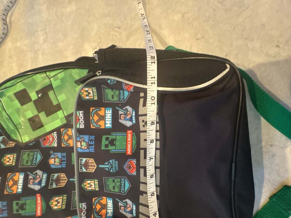 Minecraft 16" Backpack - Black Multi-Color - Picture 7 of 7